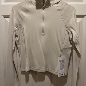 Lululemon - It’s Rulu Run Ribbed Cropped Half Zip NWT